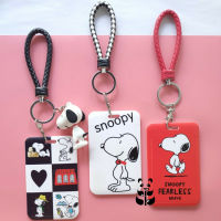 Snoopy Card holder ที่ใส่การ์ด บัตรประจำตัว ห้อยบัตรพนักงาน ห้อยบัตร BTS MRTการ์ตูน ใส่ป้ายชื่อ บัตรนักเรียน พนักงาน