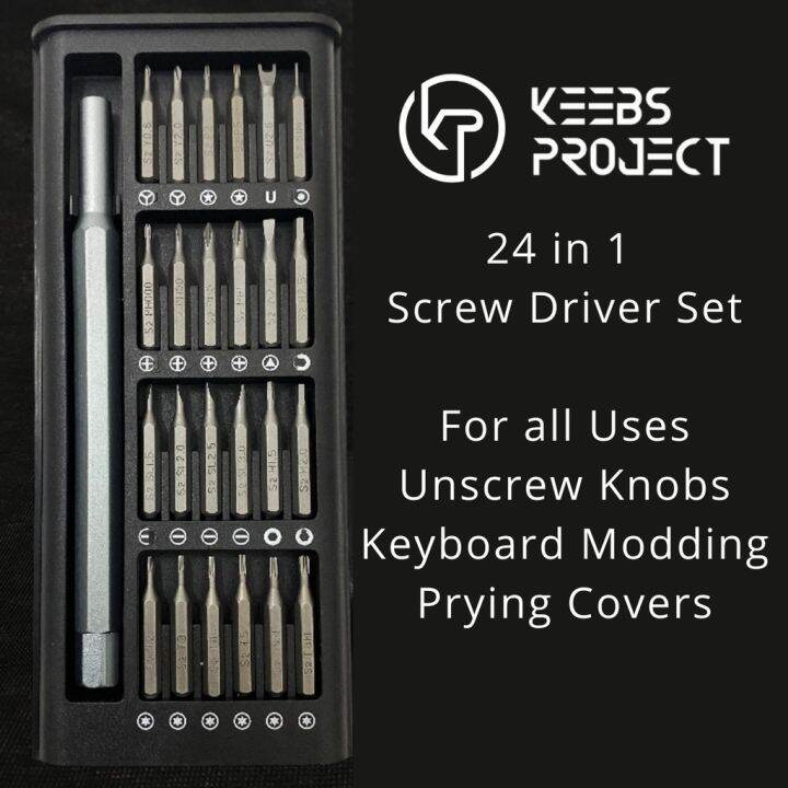 [Ready Stock] Screwdriver 24 in 1 Set for Mechanical Keyboard