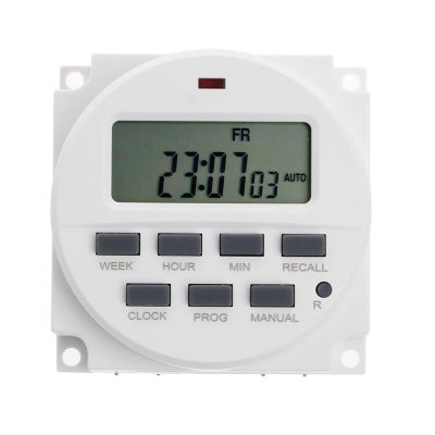 15.98นิ้ว LCD Digital Timer 12V สำหรับ DC 7วันโปรแกรมได้สำหรับสวิตช์เวลา TM61