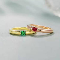 OEVAS 100 925 Sterling Silver Lab Grown Emerald 18K Gold Plated Rings For Women Sparkling Wedding Fine Jewelry Valentine Gifts