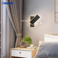 Modern Wall Lamps For Rotation Living Room Lights Bedroom bedside Aisle Corridor Foyer Hall Spin Indoor Lighting Home fixtures