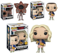 Funko POP!Televison Stanger สิ่งที่428 421สิบเอ็ดกับ EGGOS ผมยาว DEMOGORGON ไวนิลรูปการกระทำรุ่นตุ๊กตาพีวีซีคอลเลกชันสำหรับเด็ก GIF พร้อมกล่อง