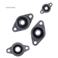 YUECHENG 2pcs KFL000 10mm BORE diameter หมอนบล็อกแบริ่งหน้าแปลนตลับลูกปืน