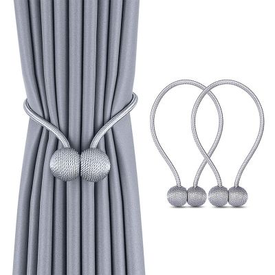 【CW】 Magnetic Curtain Hooks 1 Pieces Bead Ball Tie Holders Clips Rope Accessories Holder Decorations