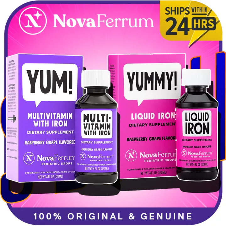 NovaFerrum Yum Multivitamin with Iron NovaFerrum Yummy Liquid Iron