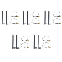 10X Dual Band 6Dbi Wireless WiFi Antenna RP-SMA+MHF4 Pigtail Cable for AX200 AC9260 NGFF M.2 Wireless Card WIFI Modules