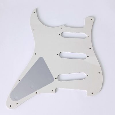 ；‘【；。 3 Ply 11 Holes SSS Guitar Pickguard Anti-Scratch Plate For ST FD Electric