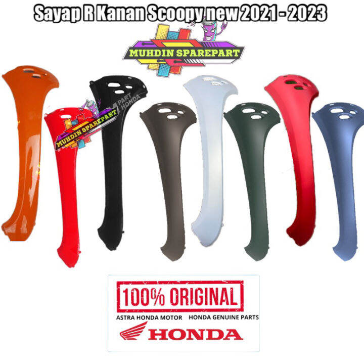 Cover front R sayap kanan body depan scoopy new K2F prestige sporty