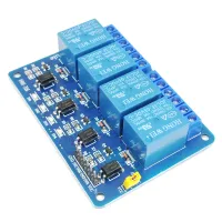 แผงควบคุมรีเลย์4ช่องพร้อม Optocoupler. รีเลย์เอาต์พุต4โมดูลรีเลย์5V สำหรับ Arduino