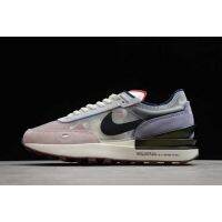 Original 2021 N*k Waffle One "The Great Unity" Outlet Sale DM5446-701 Casaul Running Walk รองเท้ารองเท้าผ้าใบกีฬา