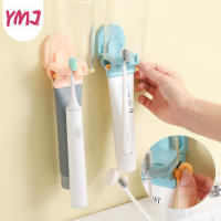 ยาสีฟันพลาสติกหลอด Squeezer Easy Dispenser Rolling Holder ติดผนังชั้นวางแปรงสีฟันห้องอาบน้ำ Organizer อุปกรณ์เสริม