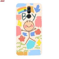 JNHF เคส TPU ซิลิคอนนุ่มรูปแบบคู่เคสสำหรับหัวเหว่ยน่ารัก20 Lite TOZBB เคสโทรศัพท์