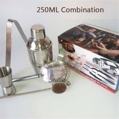 Stainless Steel Cocktail Shaker Mixer Wine Martini Boston Shaker For Bartender Drink Party Bar Tools 250ML350ML550ML750ML