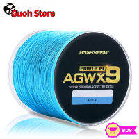 Guoh Store Agwx9ตกปลายืดหยุ่นได้เล็กน้อยยืดหยุ่นได้500เมตรตกปลาสายที่แข็งแรงมาก Pe ทนทานต่อการฉีกขาดสำหรับผู้ที่ชื่นชอบการตกปลา