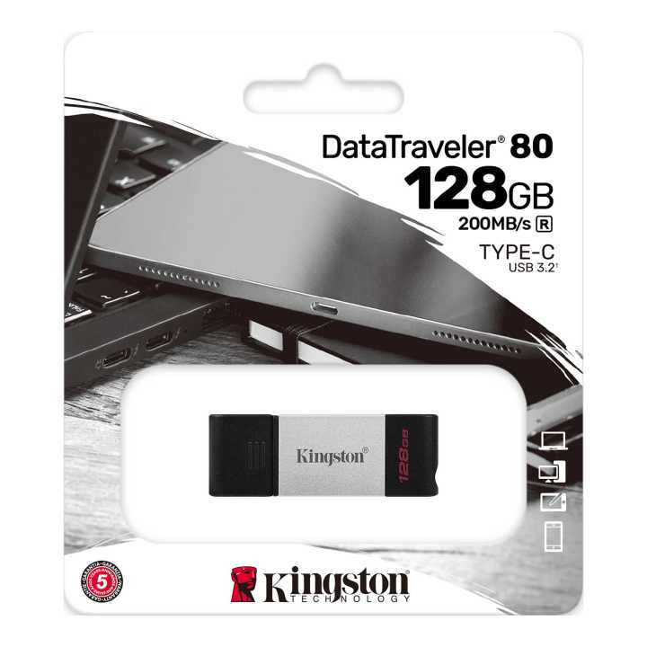 kingston-datatraveler-80-usb-c-3-2-gen1-flash-drive-128gb-ของแท้-ประกันศูนย์-5ปี