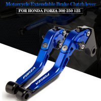 For HONDA FORZA 300 250 125 FORZA300 Motorcycle Accessories CNC Adjustable Foldable Extendable Scooter brake Clutch lever