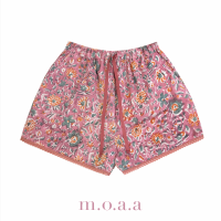 Mahila Lace Shorts in Fuchsia | Moaa Collection