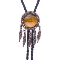 Footful Stylish Men Bolo Tie เนคไทอุปกรณ์เสริมสร้อยคอเชือก Western