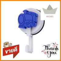 ขอแขวนกลมสุญญากาศแฟนซี DEHUB สีขาว/น้ำเงินHOOK ROUND VACUUM FANCY WHITE/BLUE DEHUB **จัดส่งด่วนทั่วประเทศ**