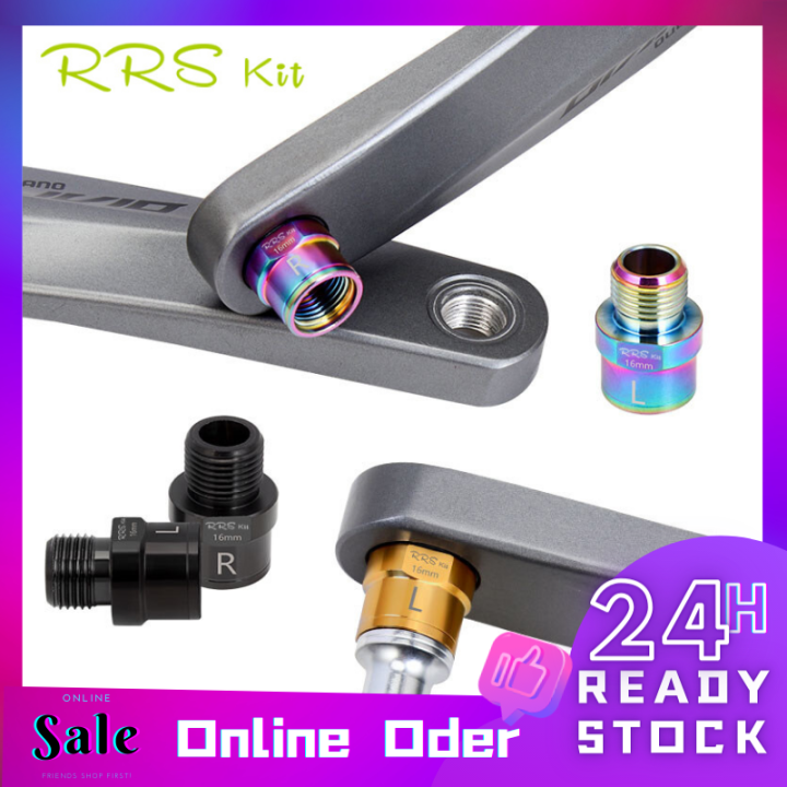 【Ready Stock】RRSKIT Bicycle Pedal Axle Extender Steel Pedal Axle