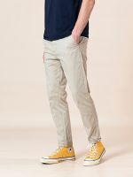 SIMWOO 2023 Spring New Slim Fit Tapered Pants Men Enzyme Washed Classical Chinos Basic Plus Size Trousers SJ150482