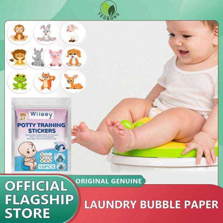 Yegbong 1 Pack Potty Training Sticker Strong Stickiness Positive