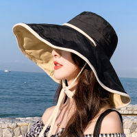 Summer Womens Large Brim Sun Hat for Girls Ladies Outdoor Sun UV Protection Fisherman Cap Casual Summer Wide Visors Sun Caps