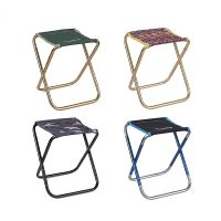 Outdoor Aluminium Alloy Portable Folding Picnic Camping Stool Mini Storage Fishing Chair Ultralight Furniture