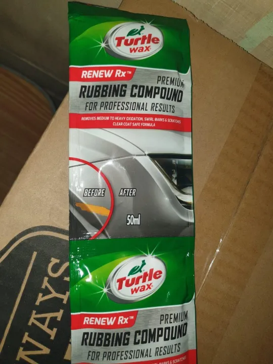 Premium Turtle wax rubbing compound Lazada PH