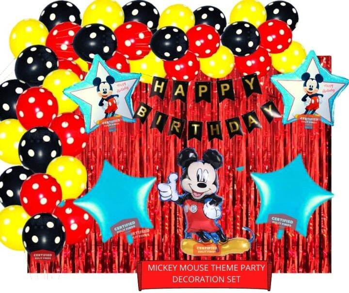 Mickey' Mouse Theme Party Decoration Set Mickey' Mouse Party Needs