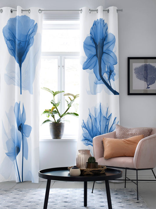 blue-transparent-flower-outdoor-curtain-for-garden-patio-curtains-bedroom-living-room-kitchen-bath-room-panel-drape