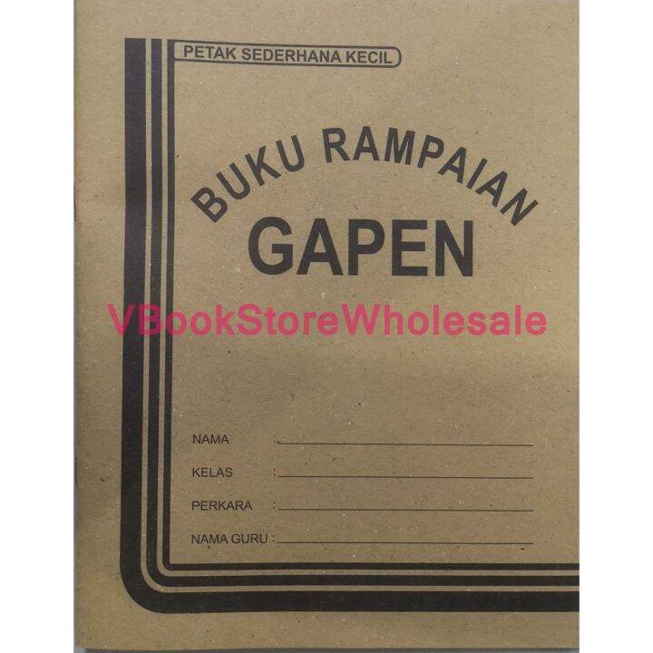 BUKU RAMPAIAN GAPEN F5 MEDIUM SMALL SQUARE @ KOPERASI KEDAI BUKU ...