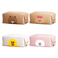 Brown Cartoon Cute Trash Can 2 in 1 Cute Car Storage Bin Rear Mount Storage Container Backseat Tissue Case Holder Tissue Box robust