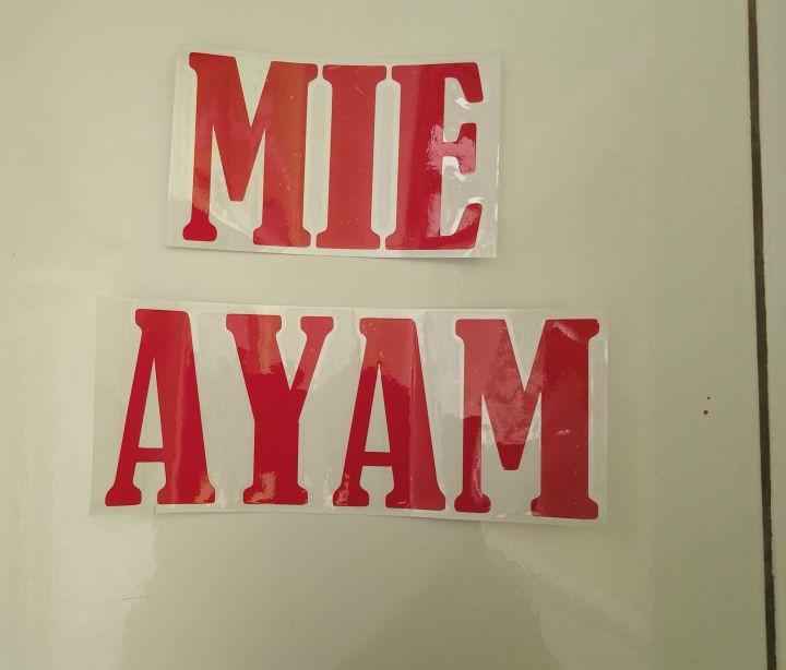 Stiker Gerobak Atau Dagang Mie Ayam Lazada Indonesia