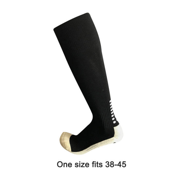 2pcs-football-socks-knee-high-non-slip-soccer-basketball-hockey-sports-grip-socks-thickened-rubber-pad-anti-slip-soccer-socks