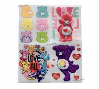 ตัวรีดแคร์แบร์ แผ่นรีดเสื้อแคร์แบร์ ตัวรีดการ์ตูน Carebears แผ่นฟีล์มร้อนรีดเสื้อ