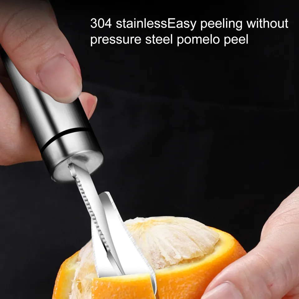 Kitchen Supplies Stainless Steel Fruit Opener Skinning Knife Practical  Grapefruit Orange Peeler Vegetables Peeling Cutter