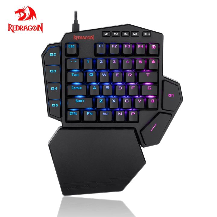 redragon-diti-k585-rgb-42-key-one-handed-mechanical-gaming-keyboard-blue-switch-7-programmable-macro-keys-for-fps-lolpubg-games