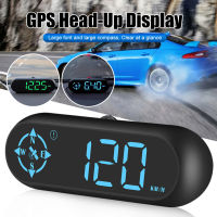 FUVOYA รถ Head-Up Display Universal GPS HUD 3.5 "LED Backlit USB Powered Digital Speedometer Overspeed Alarm ความเมื่อยล้าขับรถเตือน