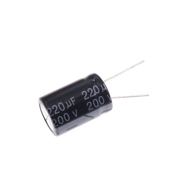 5pcs-220uf-200v-220mfd-200volt-aluminum-electrolytic-capacitor-16-25mm-radial-220mf200v-220uf200v-200v220mf-200v220uf-electrical-circuitry-parts