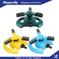 Manooby ระบบสปริงเกอร์ฉีดน้ำเชื่อมต่อชนิดรวดเร็วองศาอัตโนมัติในสวน,น้ำสนามหญ้าหัวฉีดหมุนได้สวน