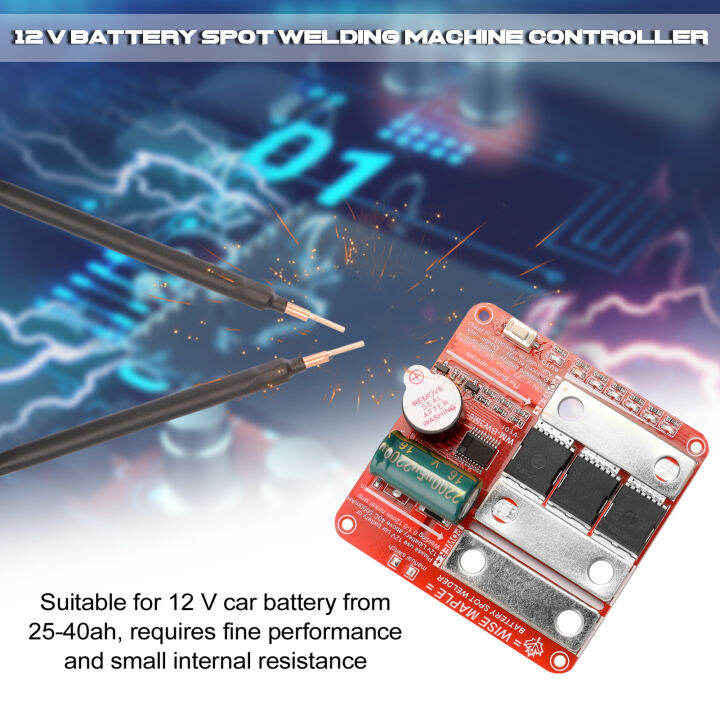 12v-battery-spot-welding-machine-controller-soldering-pen-set-6-stage-energy-setting-with-6-led-indicator-lights-spot-welder