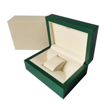 กล่อง Jam Tangan Hijau แบรนด์หรูพร้อมการ์ดและถุงกระดาษที่สามารถผลิตซ้ำได้คุณภาพเยี่ยมผู้จำหน่ายจากโรงงาน