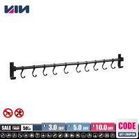 Hole Free Aluminum Kitchen Removable Hooks Hanger Organizer Free Punch Hook Wall Hangers Hooks Bathroom Accessories