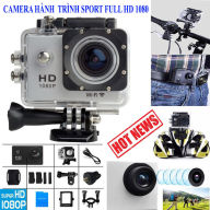 Camera hành trình chống nước Sport cam Full HD 1080p Camera hành trình 4K - Camera Hành Trình 1080 Sports Chống nước Chống rung hoàn hảo Cho ô tô Xe máy xe đạp có 5 chế độ cân bằng sáng tự động - BH 1 đổi 1 bởi. thumbnail