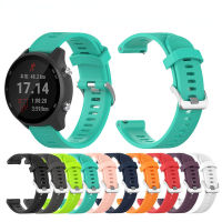 20มิลลิเมตรสร้อยข้อมือวงสำหรับผู้เบิกทาง Garmin 245 645 245เมตร Vivoactive 3ดูสมาร์ทกีฬาซิลิโคนสายรัดข้อมืออุปกรณ์เสริม