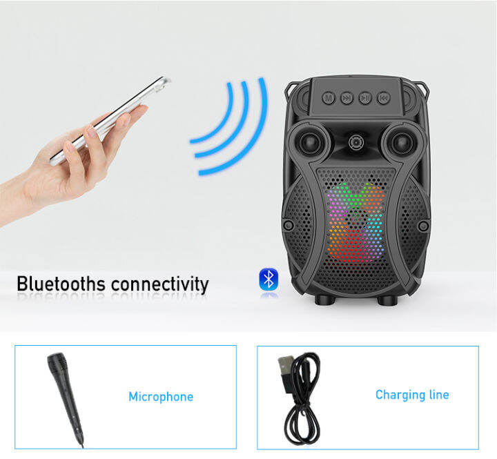 SUPER BASS PORTABLE BLUETOOTH SPEAKER WITH MIC BT1429 (4 INCH