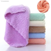 ✟❈ 30x30cm Coral Fleece Square Handkerchief Soft Absorbent Towel Dish Towels Cleaning Towel for Drying Curly Coral Fleece Towels