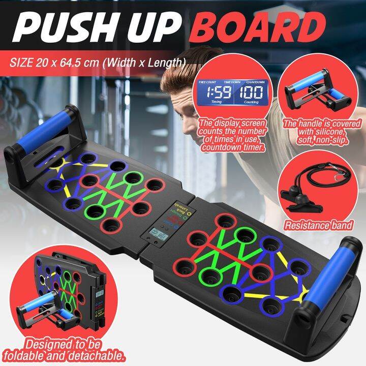 Multi Function 12 In 1 Push Up Board Portable Rack System Body Fitness