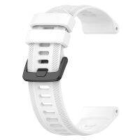 ♦◐ Personalized strap Stainless Steel Black Buckle Strap Garmin Forerunner955 Official Twill Strap